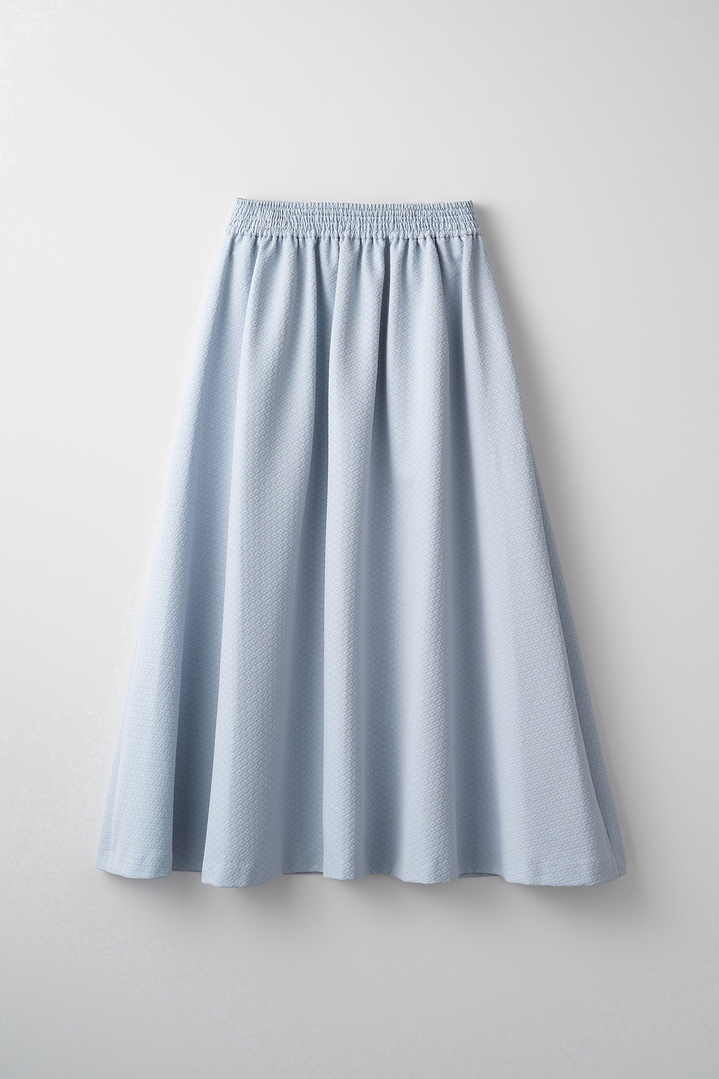 Blooming jacquard skirt (Blue gray)