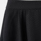 Blooming jacquard skirt (Black/dot)