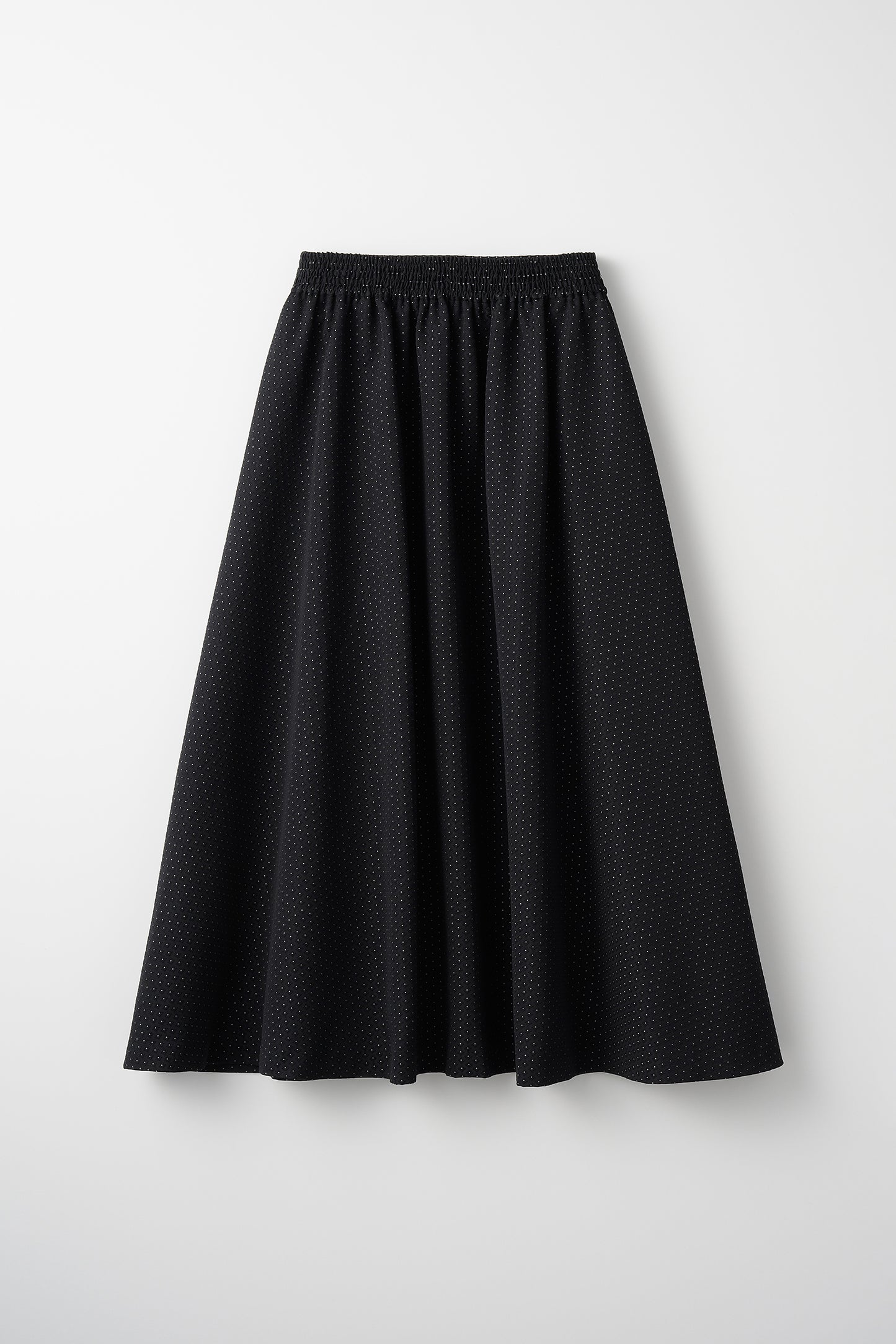 Blooming jacquard skirt (Black/dot)