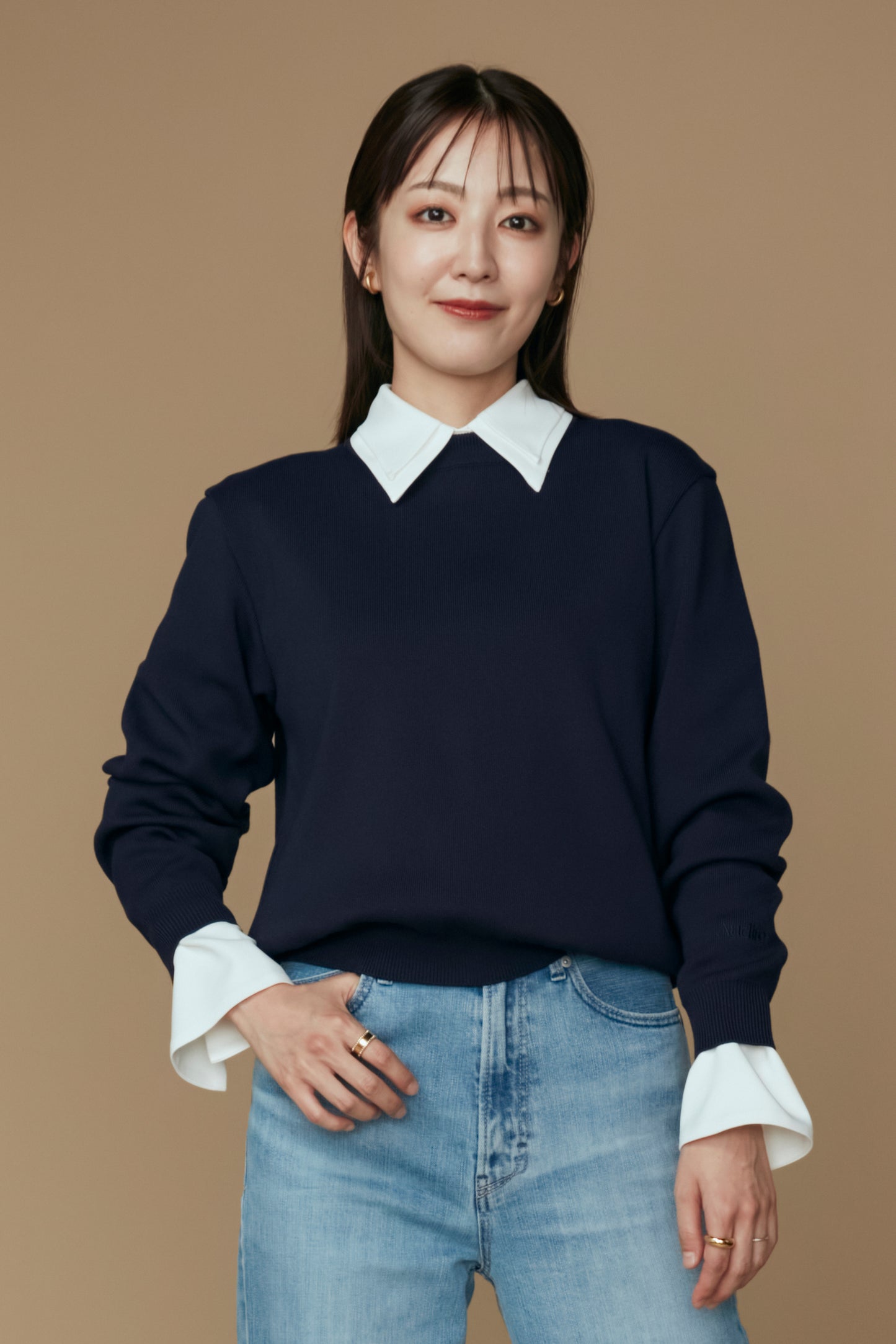 Christina knit PO (Navy)