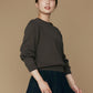 Christina knit PO (Charcoal brown)