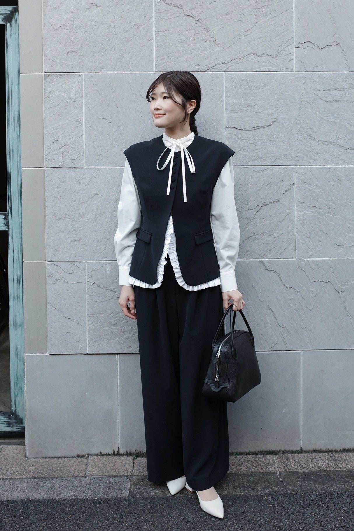 Frill smart vest(Navy) – Audire