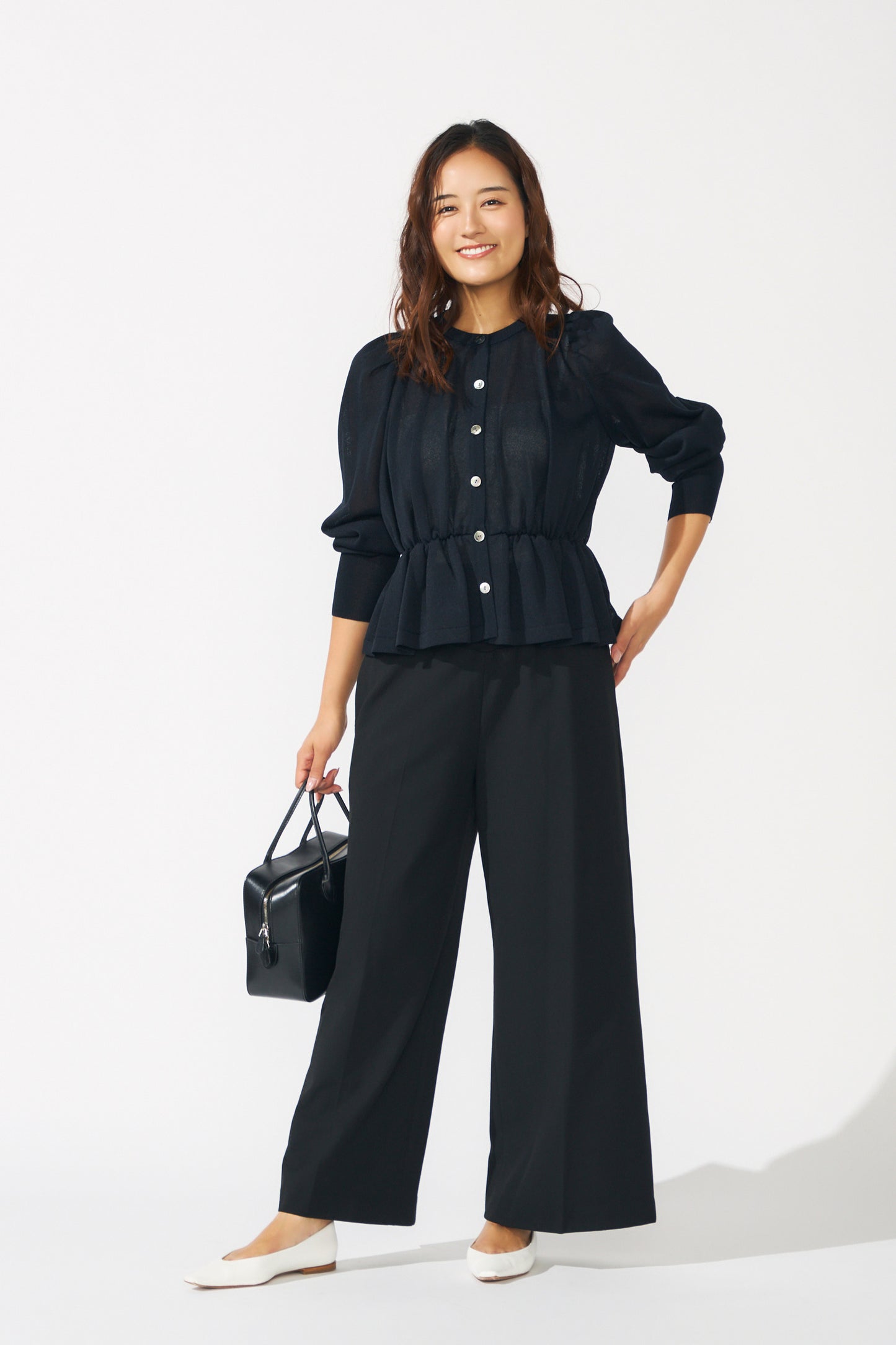 Noona relaxing pants(Black)