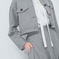 Gentle blouson (Light gray)