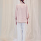 Audire drape blouse (Pink)