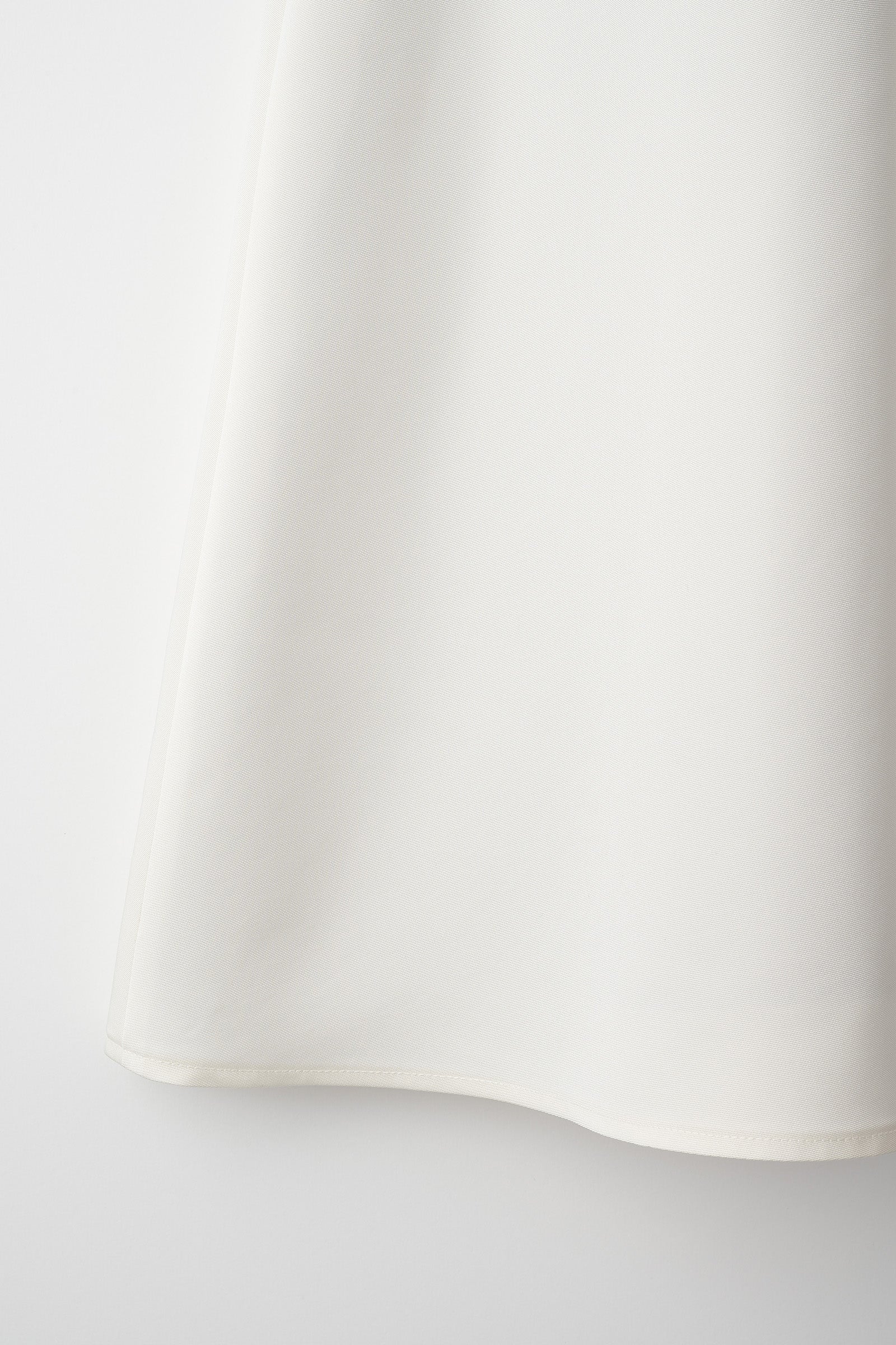 Grosgrain circular skirt(Ivory)