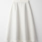Grosgrain circular skirt(Ivory)
