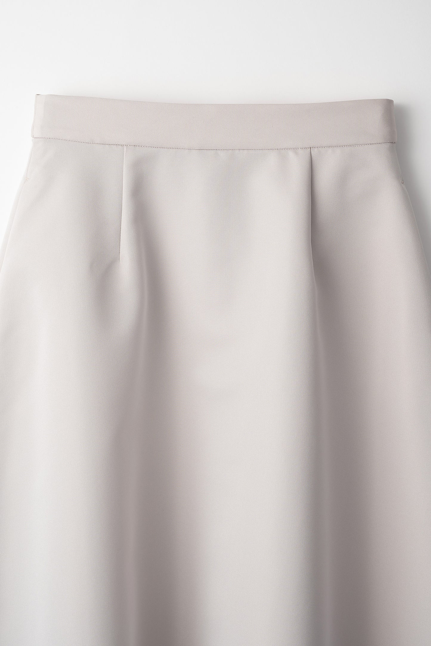Grosgrain circular skirt(Beige)